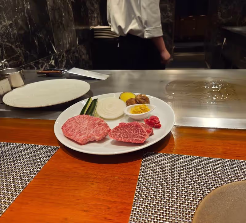 Kobe Private Tour - Indulging in authentic Kobe beef.