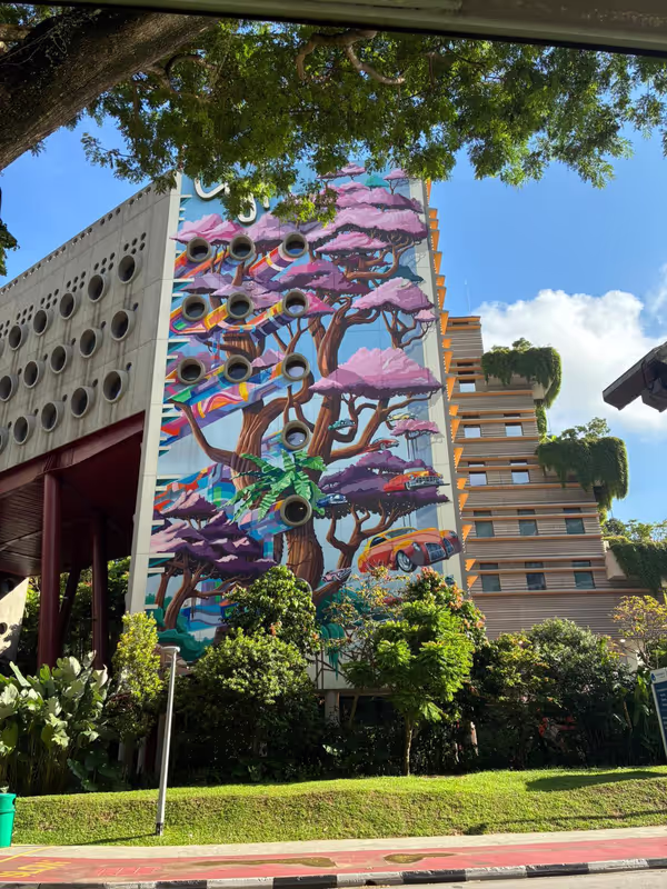 Singapore Private Tour - flying cars in the city