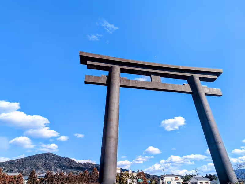 Nara Private Tour - The Grand Torii Gate of Omiwa Shrine