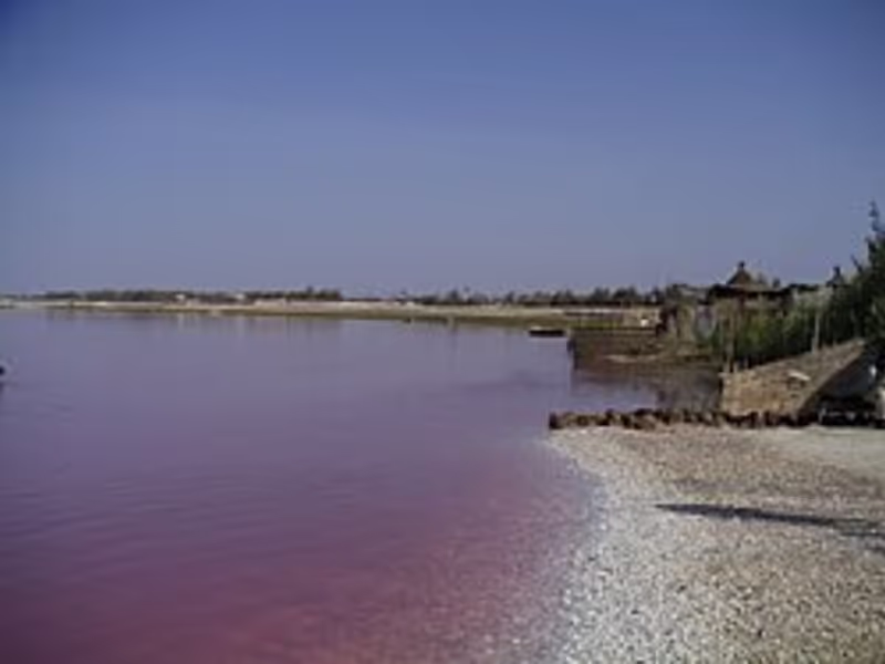 Dakar Private Tour - The unique pink waters of Lac Rose