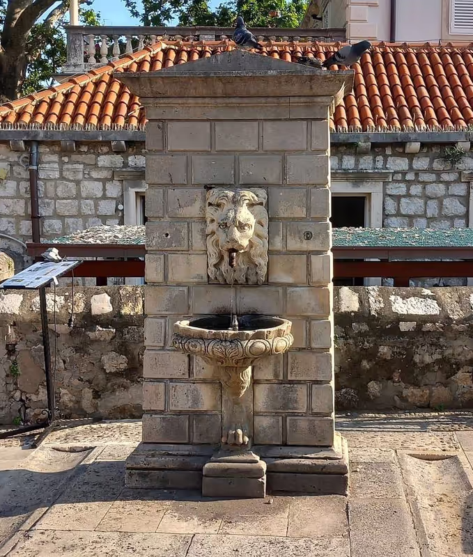 Dubrovnik Private Tour - Jewish fountain at Pile Square