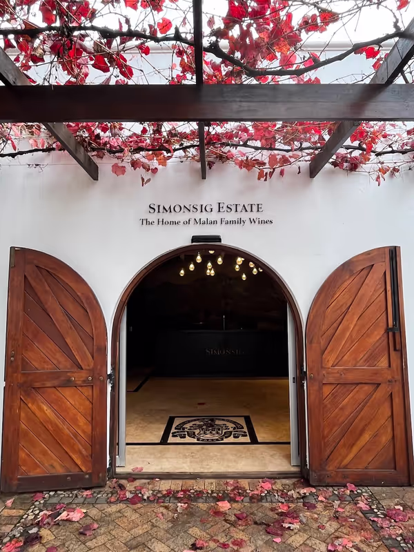 Cape Town Private Tour - Simonsig estate
