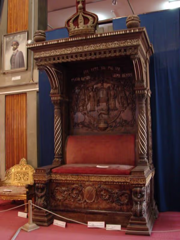 Addis Ababa Private Tour - The Majestic Throne of Emperor Haile Selassie