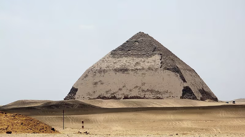 Giza Private Tour - The Bent Pyramid at Dahshur