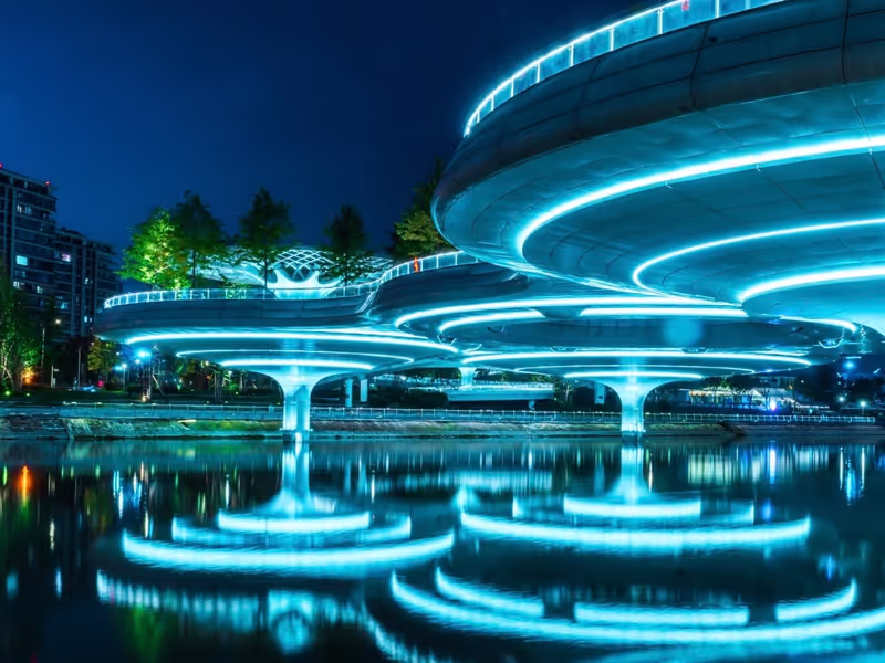 Chengdu Private Tour - NINE LEAF LOTUS | Cyberpunk Neon Reflection