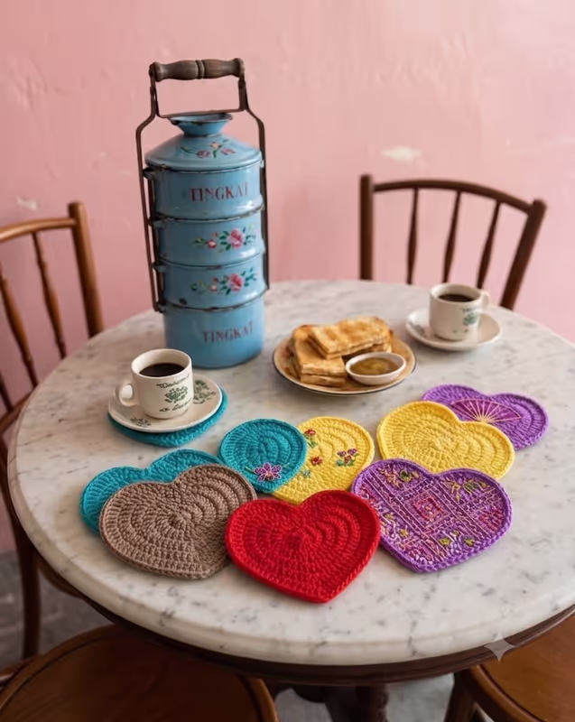 Singapore Private Tour - The Pink House Tea Table