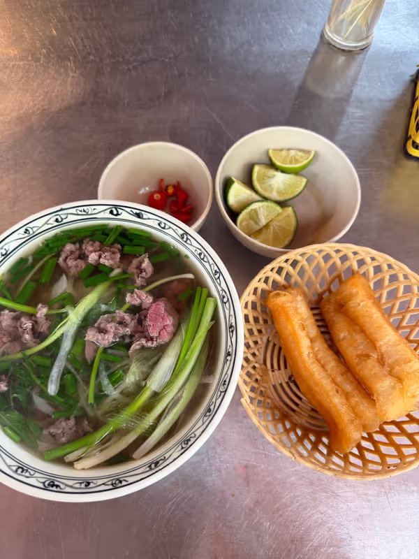 Hanoi Private Tour - Beef noodles soup - Pho