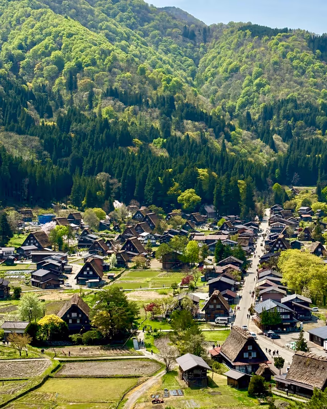 Takayama Private Tour - Panoramic view of Shirakawa-go village