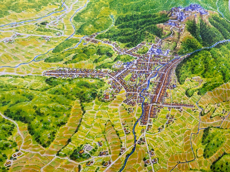 Gifu Private Tour - Entire view of Iwamura castle town in Edo period