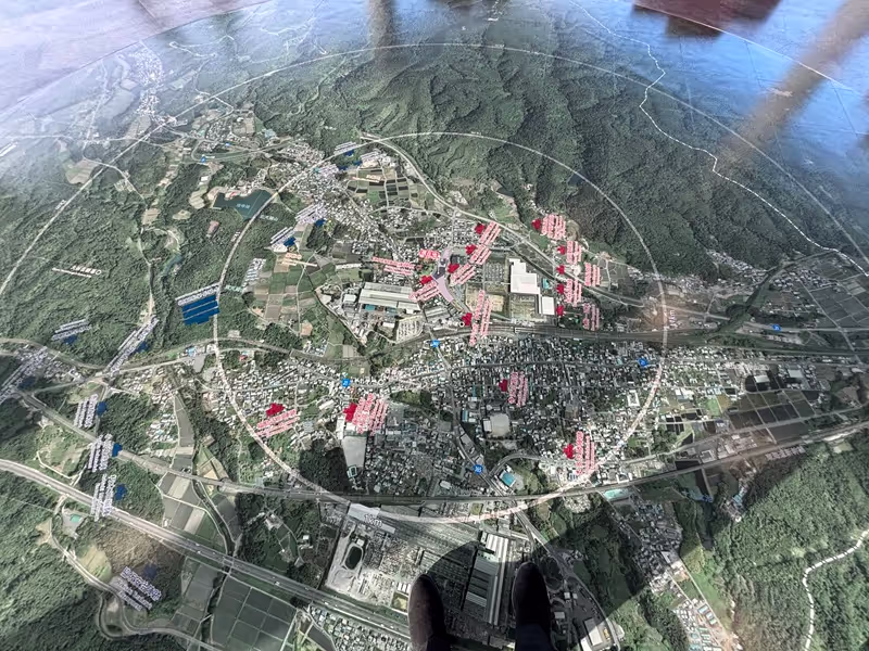 Gifu Private Tour - Distance scales to each key spot of battle field