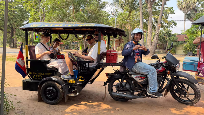 Siem Reap Private Tour - Nice tuk tuk for tour