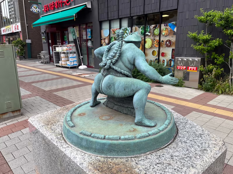 Tokyo Private Tour - Yokozuna Statue