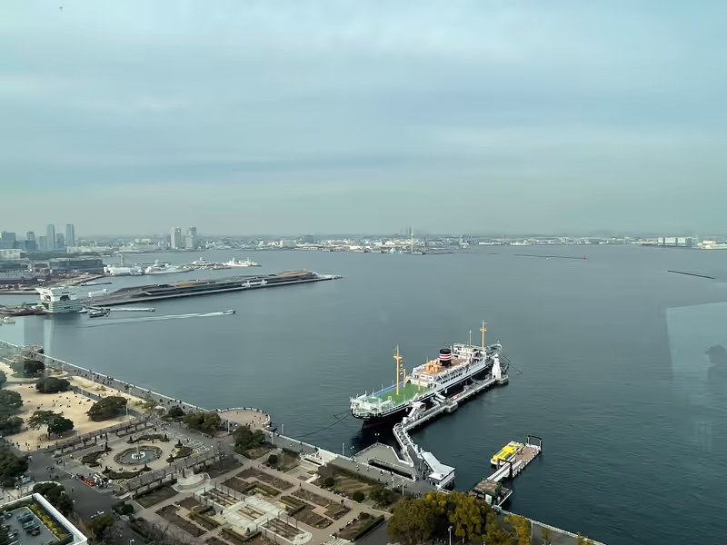 Yokohama Private Tour - Marine Tower (East view from the Observatory)