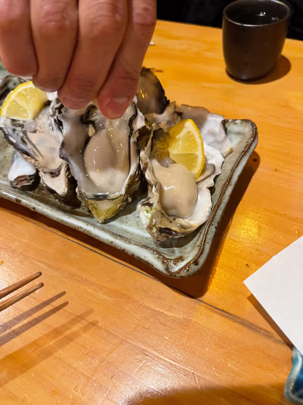 Yokohama Private Tour - oyster
