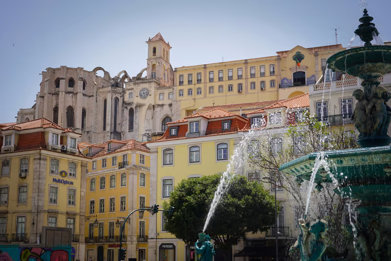Lisbon Private Tour - View of the Carmo ruins