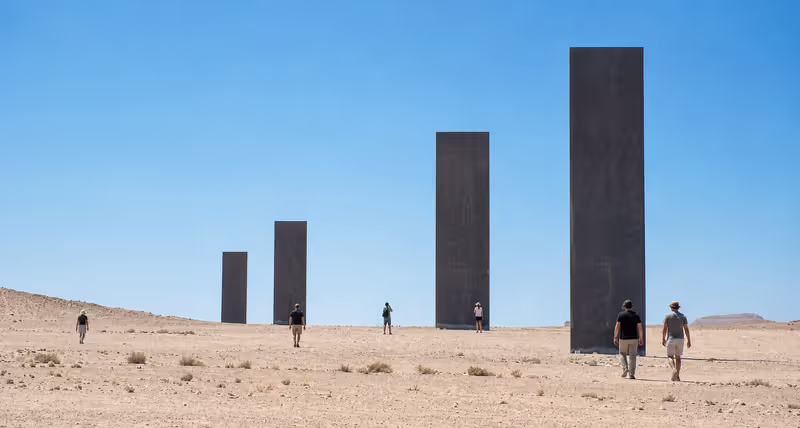 Doha Private Tour - Richard Serra East-West/West-East in Qatar