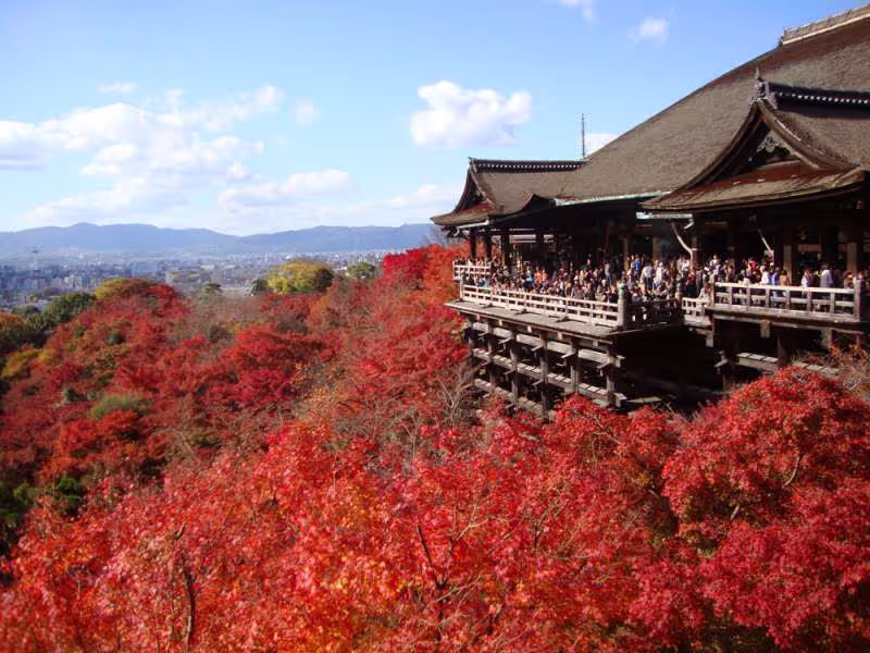 Kyoto Private Tour - What a nice view !! One of the Kyoto's most famous temples !