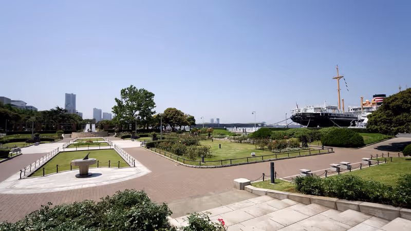 Yokohama Private Tour - Yamashita Park — a relaxing seaside promenade with