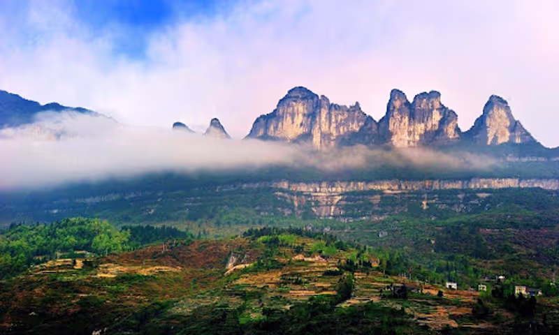 Chongqing Private Tour - reclining buddha shaped mountain