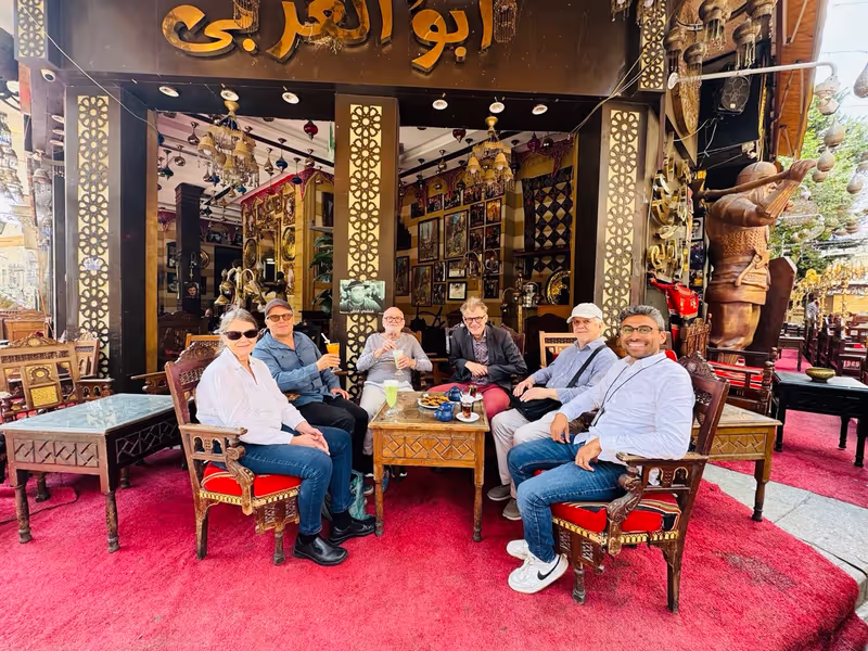 Cairo Private Tour - A coffee break, the Egyptian way.