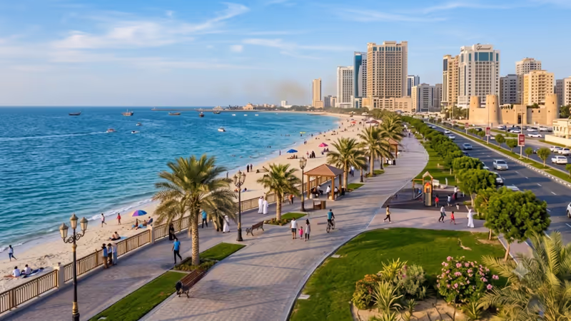 Ajman Private Tour - Ajman Corniche
