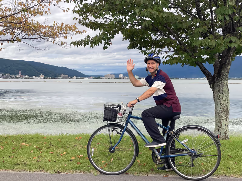 Nagano Private Tour - Biking around Lake Suwa