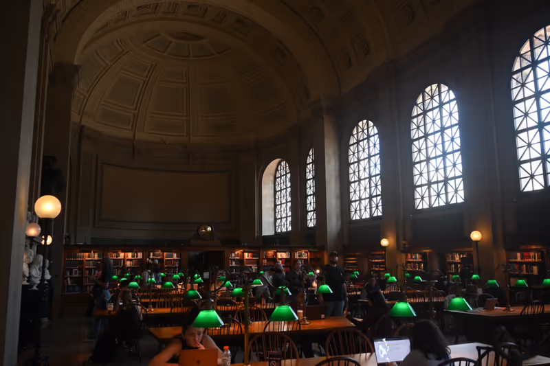 Boston Private Tour - Reading Room