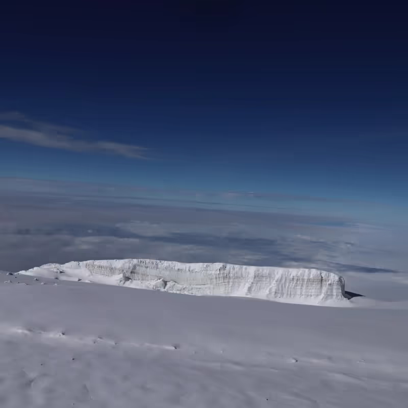 Kilimanjaro Private Tour - Rebman Glacier on top of Kilimanjaro