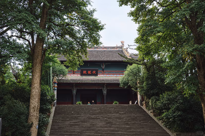 Chengdu Private Tour - Fulong Temple at Dujiangyan Scenic Area