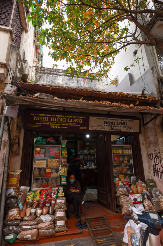 Hanoi Private Tour - Traditional medicine culture on Lan Ong Street