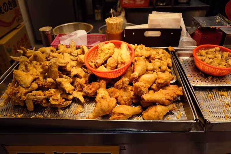 Taipei Private Tour - Fried chickens