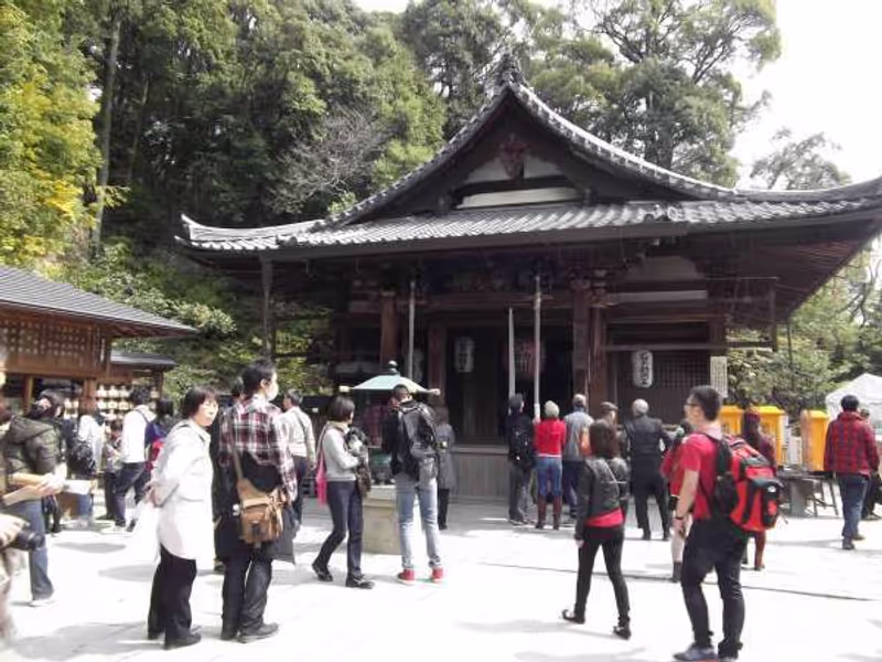 Kyoto Private Tour - Fudo-do hall, whose main image is a stone statue of the Buddhist deity "Fudo-myo-o".
