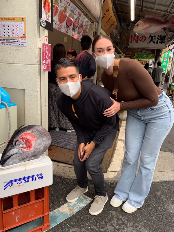 Tokyo Private Tour - Tsukiji Outer Market where you can enjoy seafood