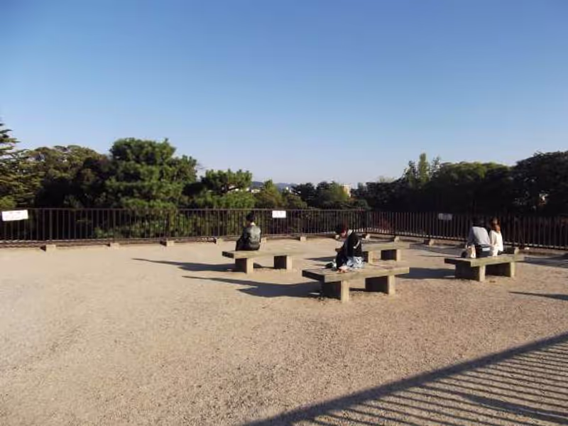 Kyoto Private Tour - View from the former donjon site of "Honmaru" palace.