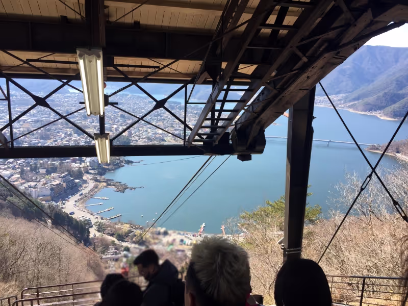 Mount Fuji Private Tour - 3 mins ride of Mt.Fuji Panoramic Ropeway will take you to the top of Tenjoyama mountain.