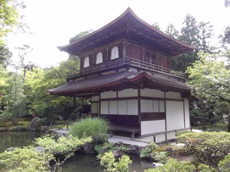 Kyoto Private Tour - Ginkaku-ji Temple seen from the courtyard.