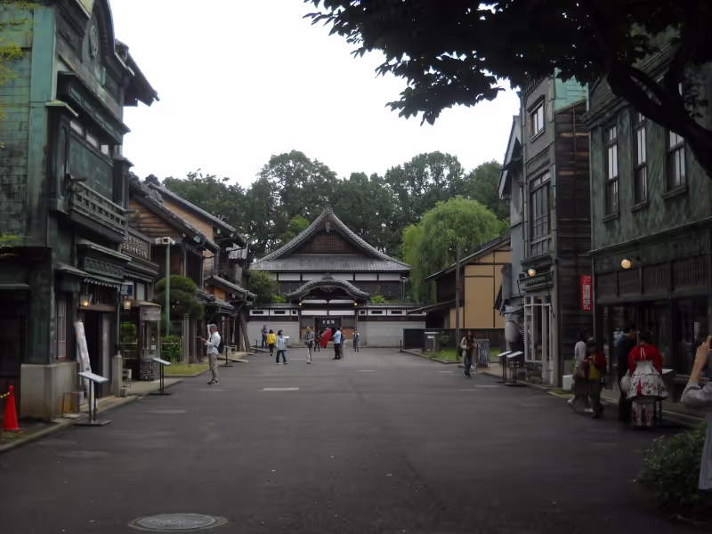Tokyo Private Tour - Shopping street in commoners town, in 1920s to 30s.