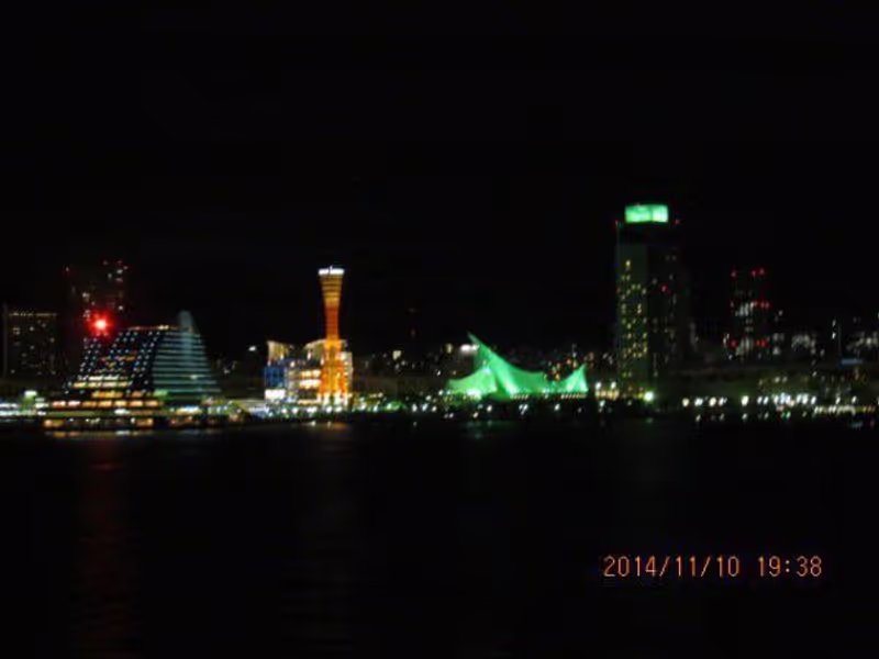 Kobe Private Tour - A beautiful night scene of Kobe
