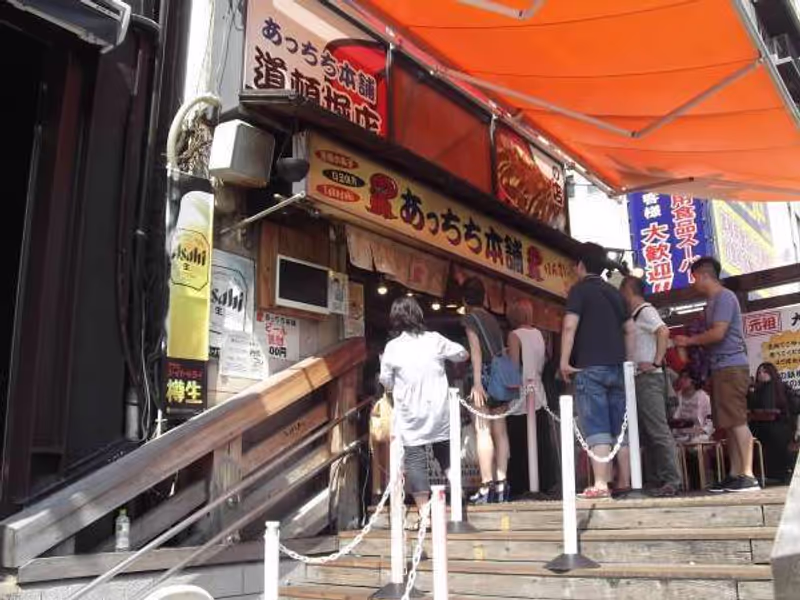 Osaka Private Tour - "Takoyaki" octopus dumpling shop.