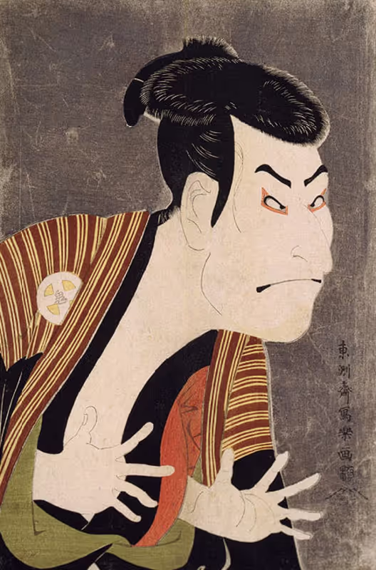 Tokyo Private Tour - The famous Ukiyo-e of a Kabuki actor