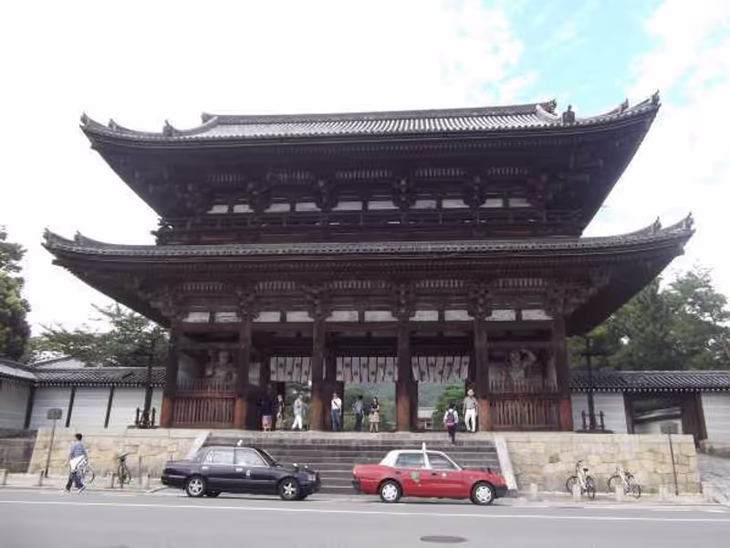 Kyoto Private Tour - "Nio-mon" gate, the main entrance to the temple.