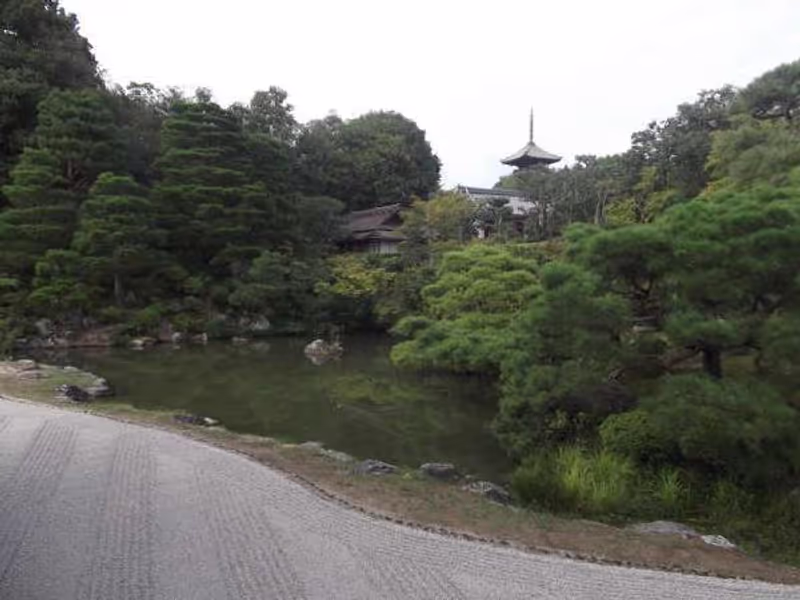 Kyoto Private Tour - North Garden viewed from gorgeous "Shinden" Great Hall. 