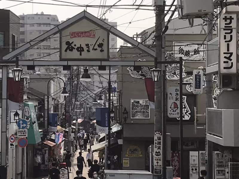Tokyo Private Tour - Yanaka Ginza street in Yanesen shopping area