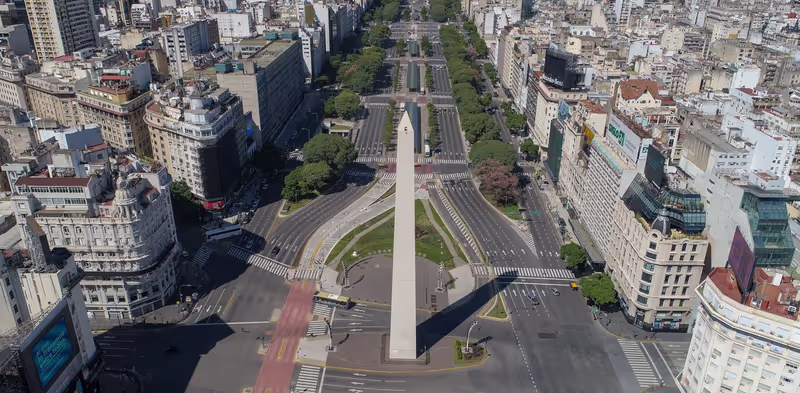 Buenos Aires Private Tour - The famous obelisk on 9th of July Avenue, the widest in the world
