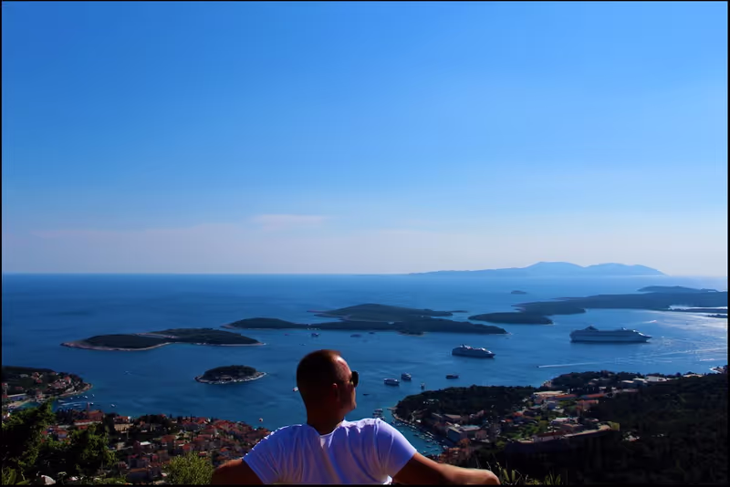 Hvar Island Private Tour - Fantastic views of township & surround from Napolean Fort