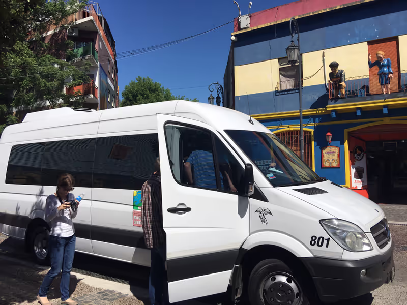Buenos Aires Private Tour - La Boca Colourful Places. Stop for souvenirs and food/drink