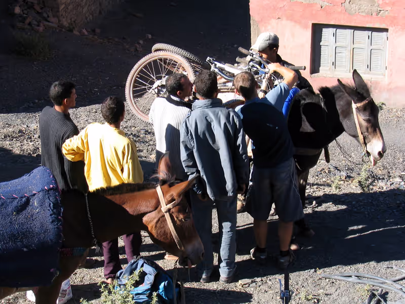 Marrakech Private Tour - bike transportation