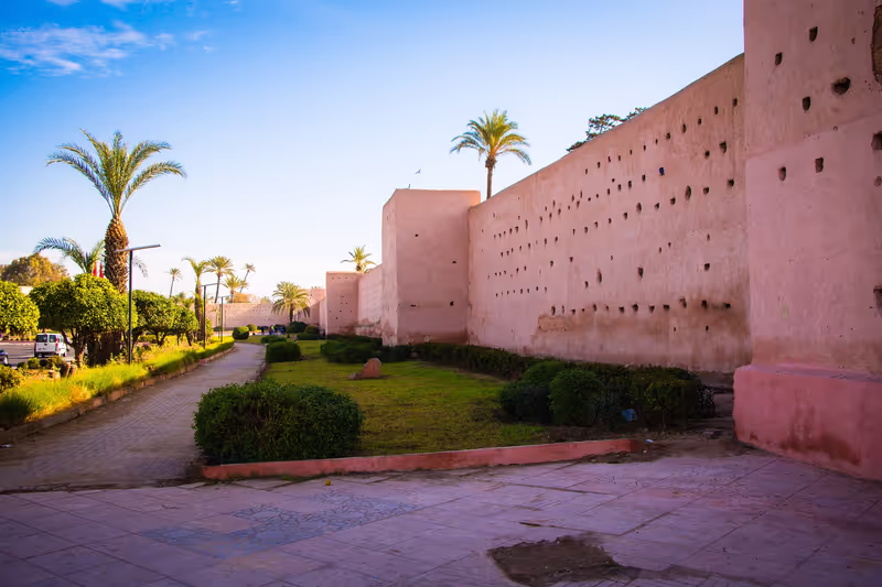 Marrakech Private Tour - The wall around the Medina