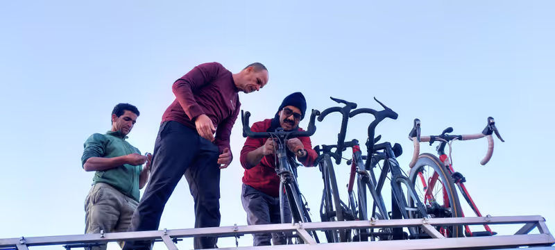 Marrakech Private Tour - Cycling road in Morocco