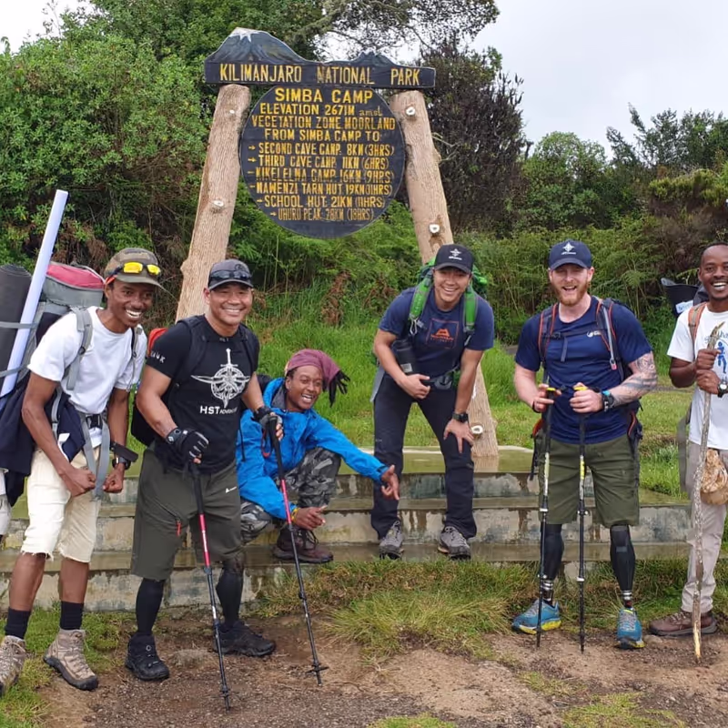 Kilimanjaro Private Tour - people on the mountain